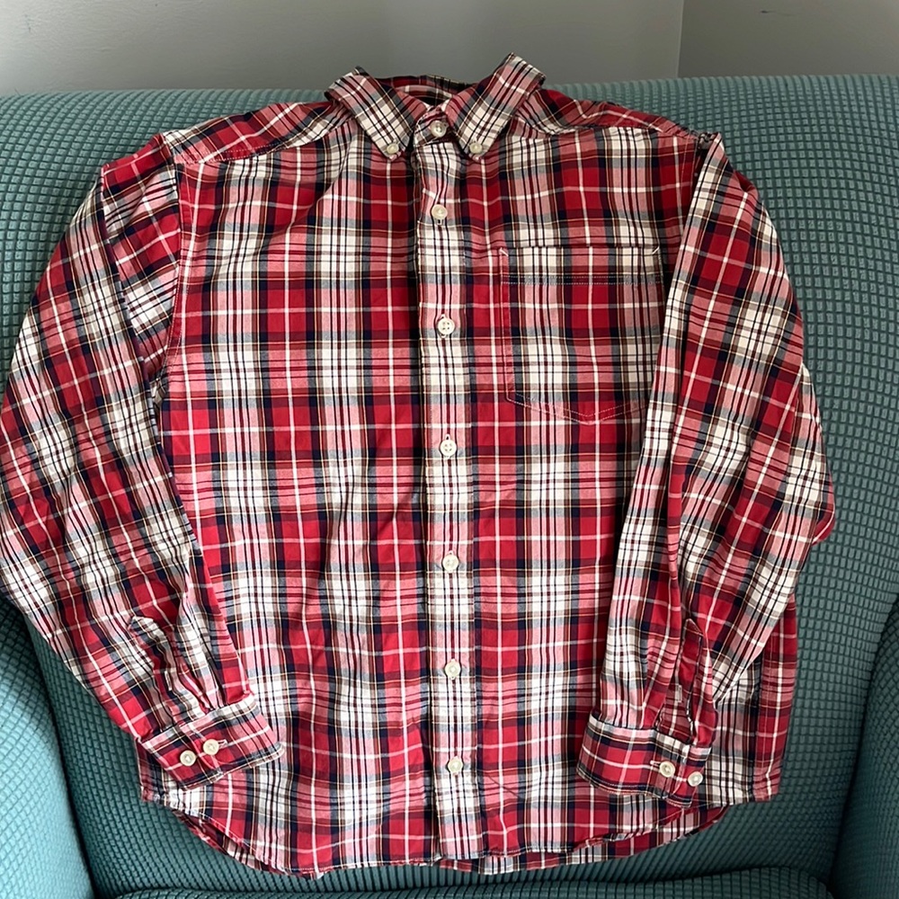 Plaid Boys Shirt